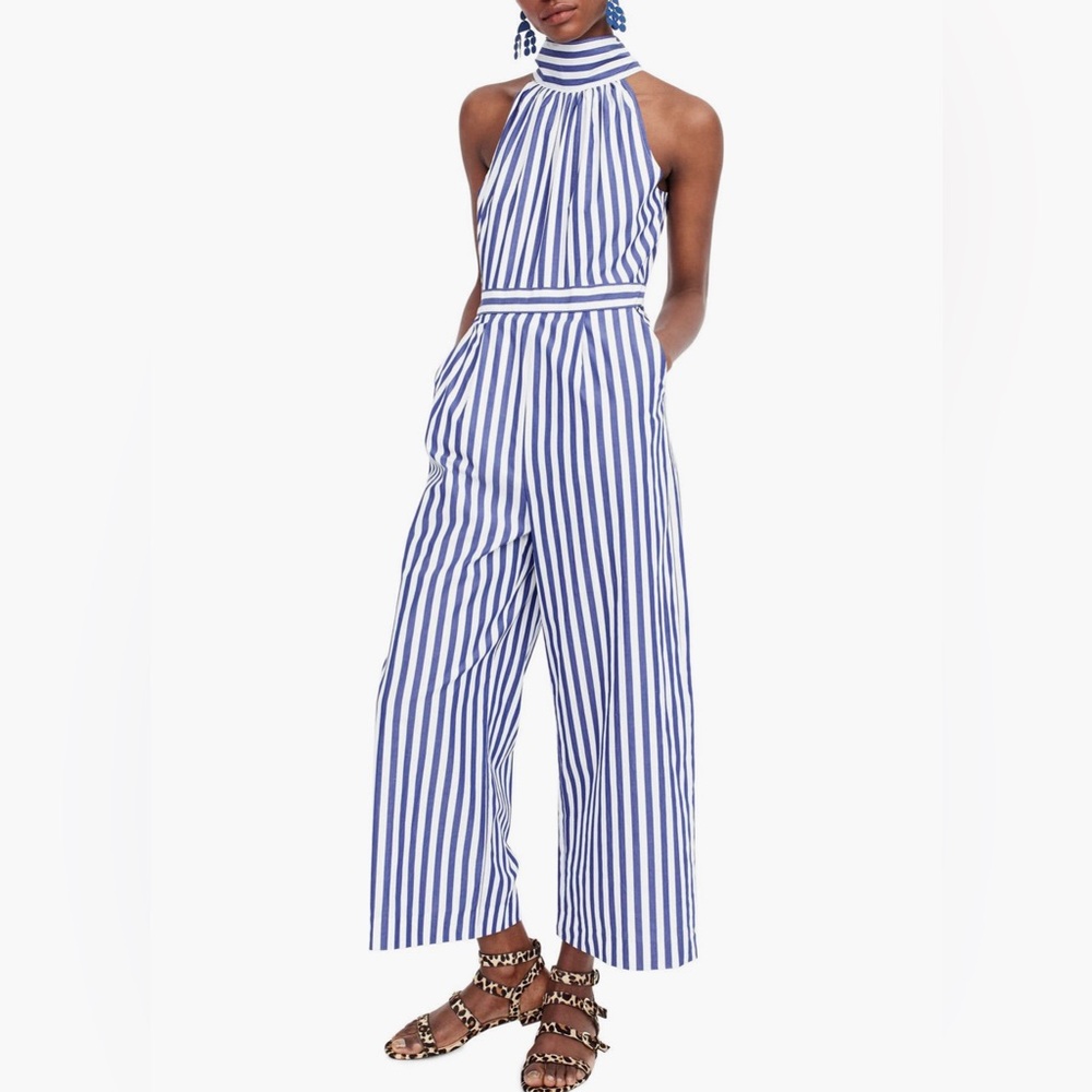 J. crew halter wide leg jumpsuit